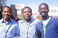 From L to R
Kamil Nabong, David Osei, Philips Effah